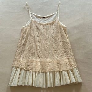 Free People Crochet Tunic Dress